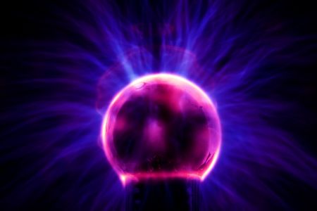 Plasma ball Generatorの写真素材