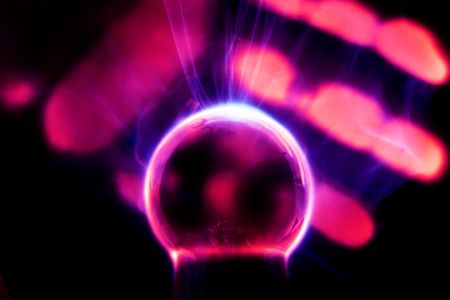 Plasma ball Generatorの写真素材