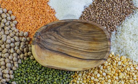 Colorful boxes of cornflakes or cereal of different types on pink backgroundの写真素材