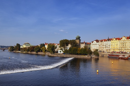 Vtlava riverの写真素材