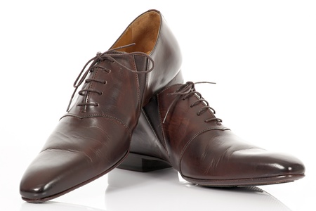shoes isolated on the white background の写真素材