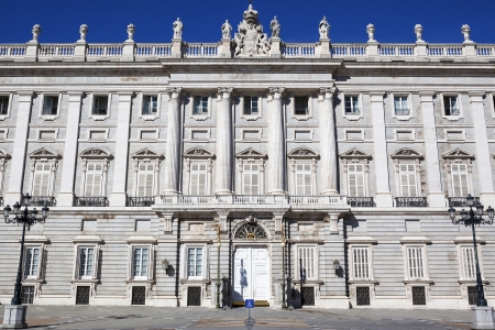 Madrid Royal Palace (Palacio de Oriente), Spain.のeditorial素材