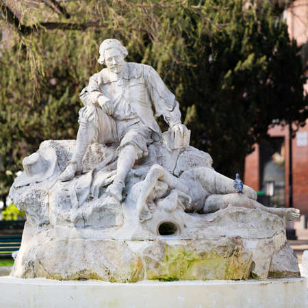 Fountain on the Wilson square, Toulouse, Franceのeditorial素材