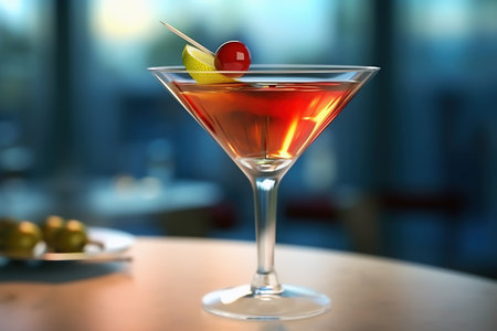 Orange cocktail, generative AIの素材