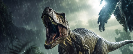 Dangerous tyrex, AI generated imageの素材