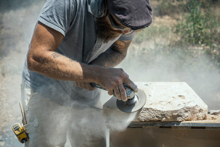 Stonecutter view, Franceの写真素材