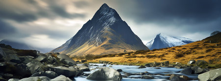 peak view, AI generated imageの素材