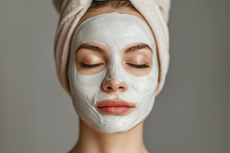 beauty mask, AI generated imageの素材