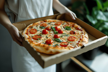 pizza maker, AI generated imageの素材