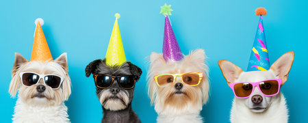 funny dogs, AI generated imageの素材