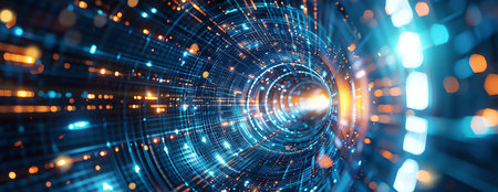 interior fiber optic image concept, AI generated imageの素材