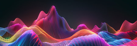 colorful vibes, AI generated imageの素材