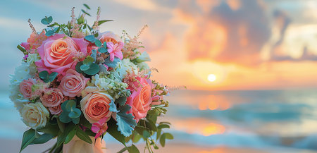 wedding concept, AI generated imageの素材