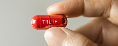 truth pill, AI generated imageの素材