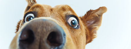 funny dog, AI generated imageの素材