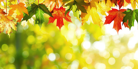 autumn, background, AI generated imageの写真素材