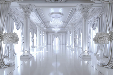 reception hall, AI generated imageの写真素材