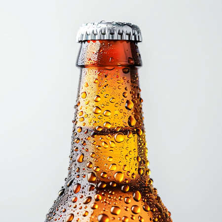 beer bottle, AI generated imageの素材