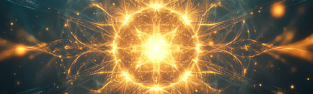 glowing pattern, AI generated imageの素材