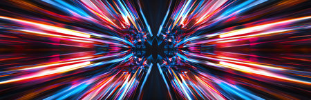 speed light, AI generated imageの素材