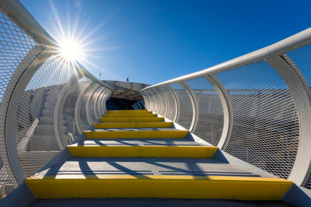 Wooden structure of the Metropol Parasol located in the old quarter of Seville, Spainの写真素材