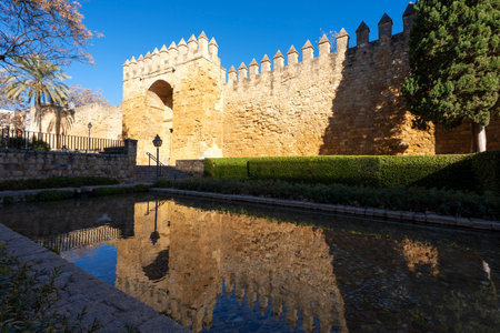 famous fortifications of Cordoba, Spainの写真素材