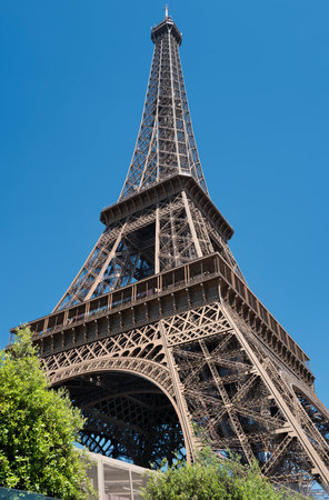 Famous Eiffel tower in Paris, Franceの写真素材