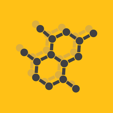 Chemical formula sign icon, vector illustration. Chemical formula symbol. Flat icon. Flat design style for web and mobile.のイラスト素材