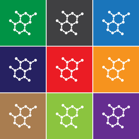 Chemical formula sign icon, vector illustration. Chemical formula symbol. Flat icon. Flat design style for web and mobile.のイラスト素材