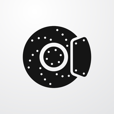 car disc icon illustration isolated vector sign symbolのイラスト素材
