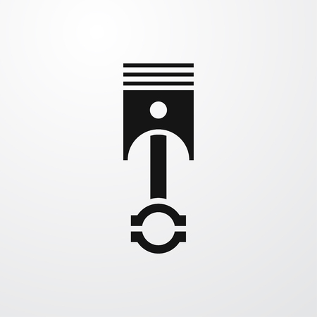 piston icon illustration isolated vector sign symbolのイラスト素材