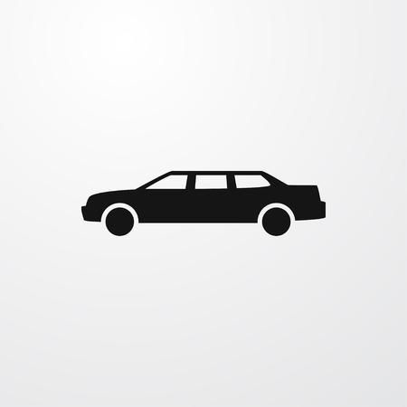 limousine icon illustration isolated vector sign symbolのイラスト素材