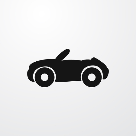 cabriolet icon illustration isolated vector sign symbolのイラスト素材