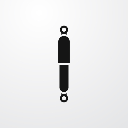 shock absorber icon illustration isolated vector sign symbolのイラスト素材