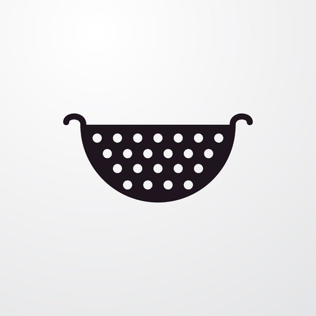 colander icon illustration isolated vector sign symbolのイラスト素材