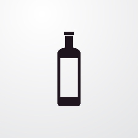 wine bottle icon illustration isolated vector sign symbolのイラスト素材