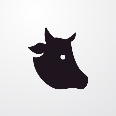 cow icon illustration isolated vector sign symbolのイラスト素材
