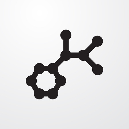atom icon illustration isolated vector sign symbolのイラスト素材