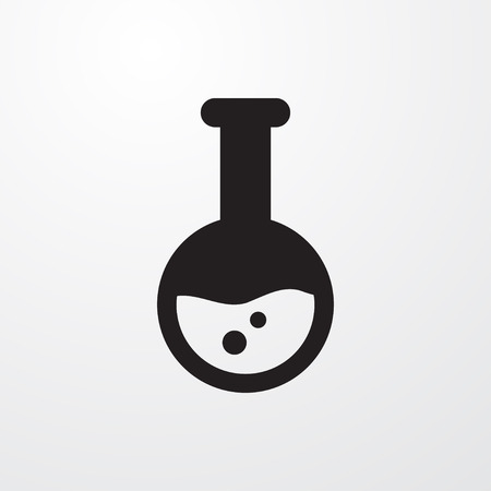 test tube icon illustration isolated vector sign symbolのイラスト素材