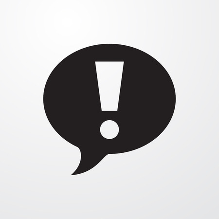 exclamation icon illustration isolated vector sign symbolのイラスト素材