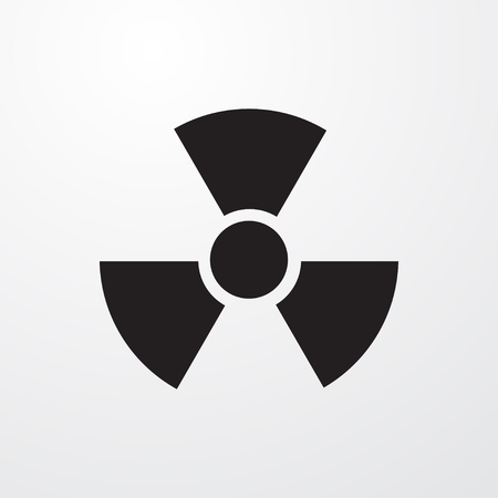 radiation icon illustration isolated vector sign symbolのイラスト素材