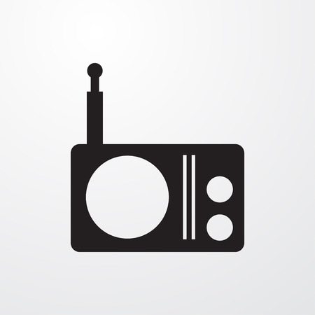 radio icon illustration isolated vector sign symbolのイラスト素材