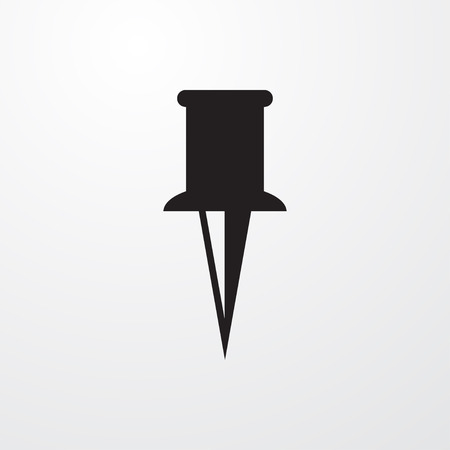 pin icon illustration isolated vector sign symbolのイラスト素材