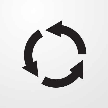 reload icon illustration isolated vector sign symbolのイラスト素材