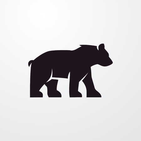 bear icon illustration isolated vector sign symbolのイラスト素材