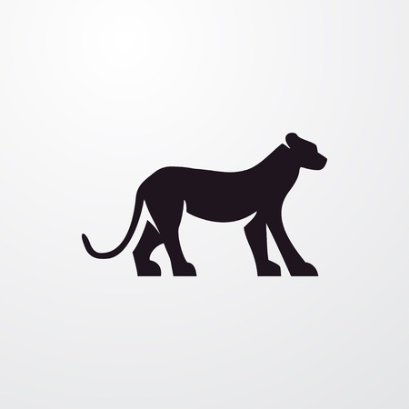 panther icon illustration isolated vector sign symbolのイラスト素材