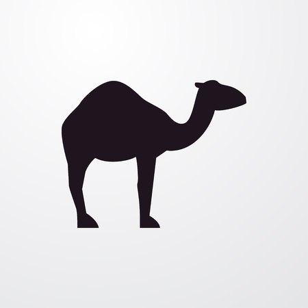 camel icon illustration isolated vector sign symbolのイラスト素材