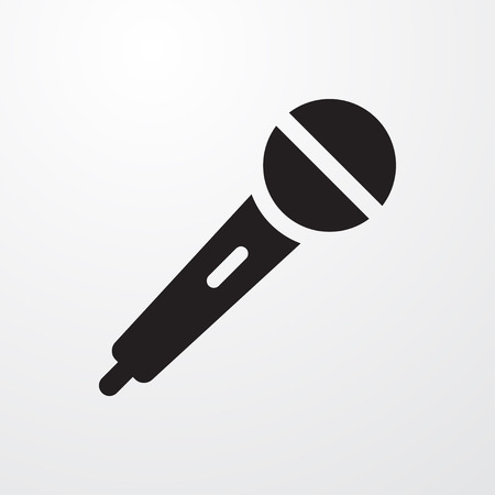microphone icon illustration isolated vector sign symbolのイラスト素材
