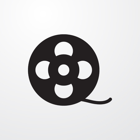movie tape icon illustration isolated vector sign symbolのイラスト素材