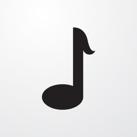 music note icon illustration isolated vector sign symbolのイラスト素材
